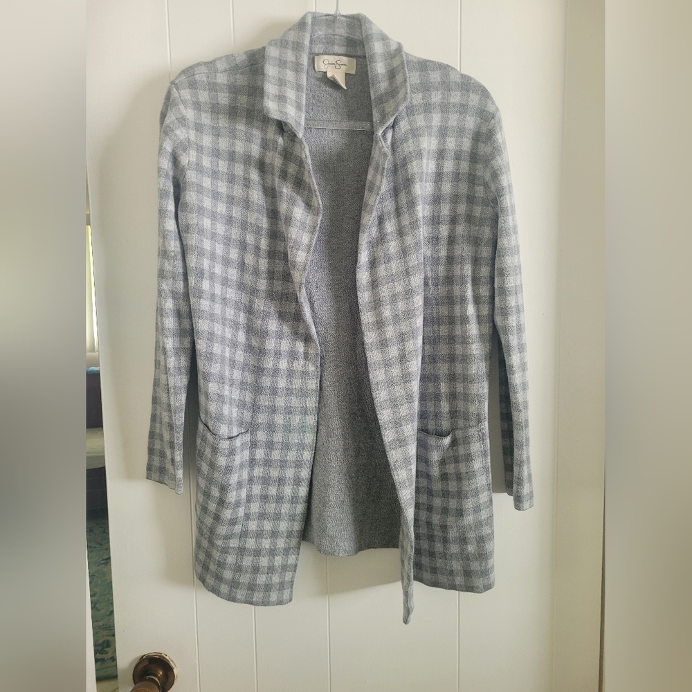Jessica Simpson Gray Knit Cardigan